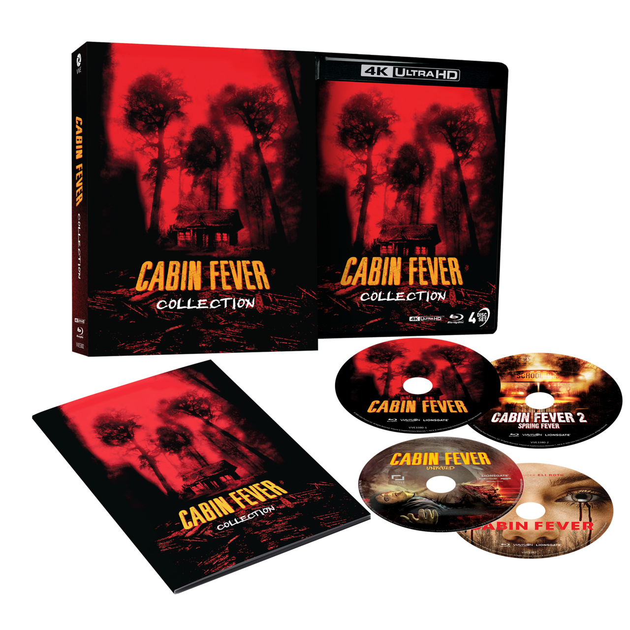 Cabin Fever Collection 4K UHD Blu-ray limited edition 3D lenticular hardcase with booklet pre-order image