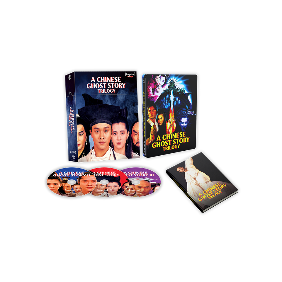 Limited edition Chinese Ghost Story Trilogy Blu-ray SteelBook with hardcover booklet and hardbox packaging