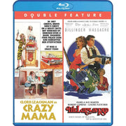 PRE-ORDER Crazy Mama and The Lady In Red Blu-Ray double feature cover with release date and actor highlights
