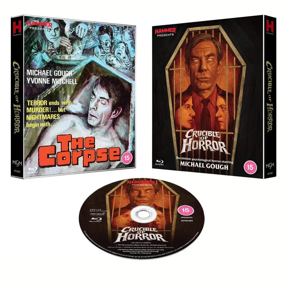Crucible of Horror Blu-Ray limited edition slipcover pre-order Region B release