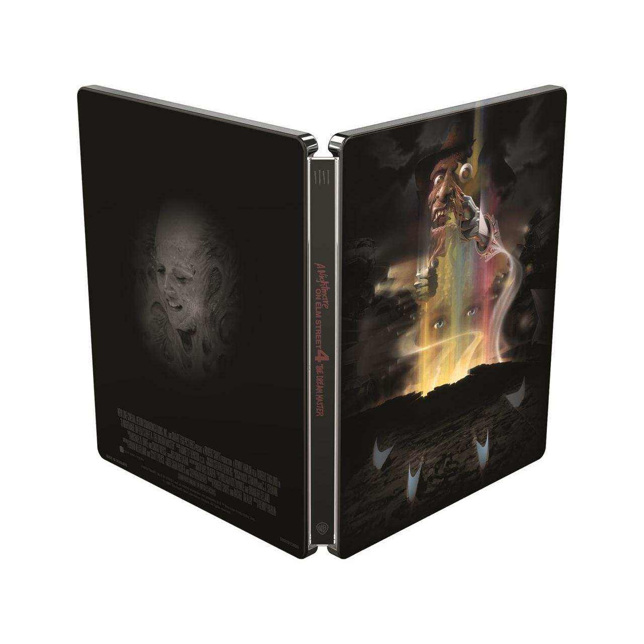 A Nightmare On Elm Street limited edition 4K Ultra HD Blu-Ray Steelbook set with Freddy Krueger artwork