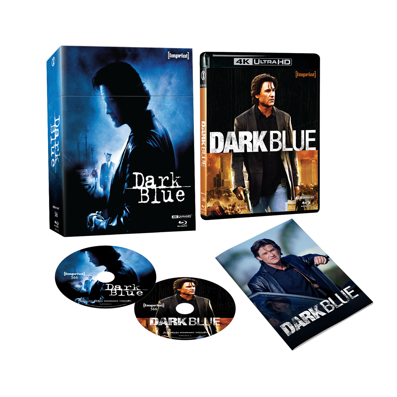 PRE-ORDER: Dark Blue (2002) 4K UHD + Blu-Ray Limited Edition Hardbox + Hardback Booklet (Imprint Films) [REGION FREE]