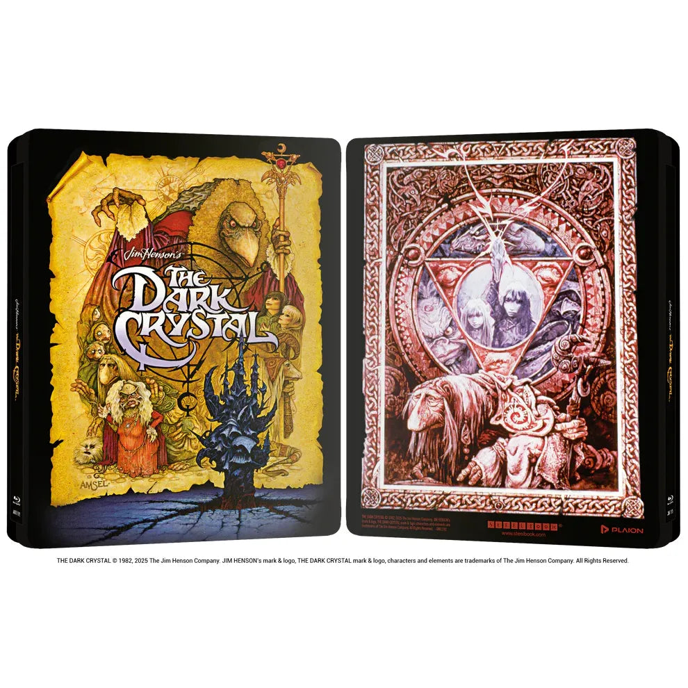 The Dark Crystal limited edition 4K UHD Blu-ray Steelbook with slipcase and 64-page art book pre-order pack