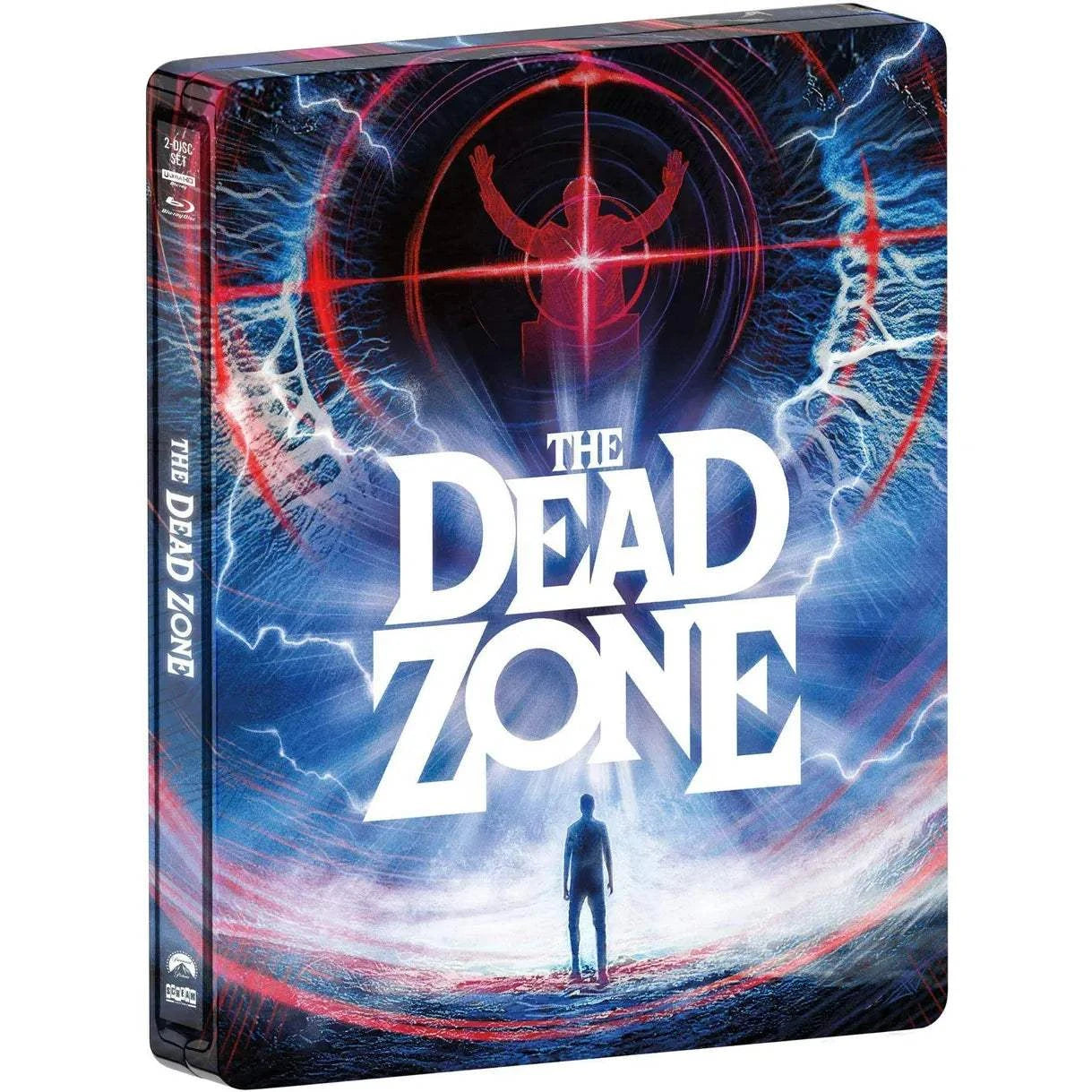 The Dead Zone limited edition steelbook 4K UHD and Blu-Ray cover with supernatural thriller artwork