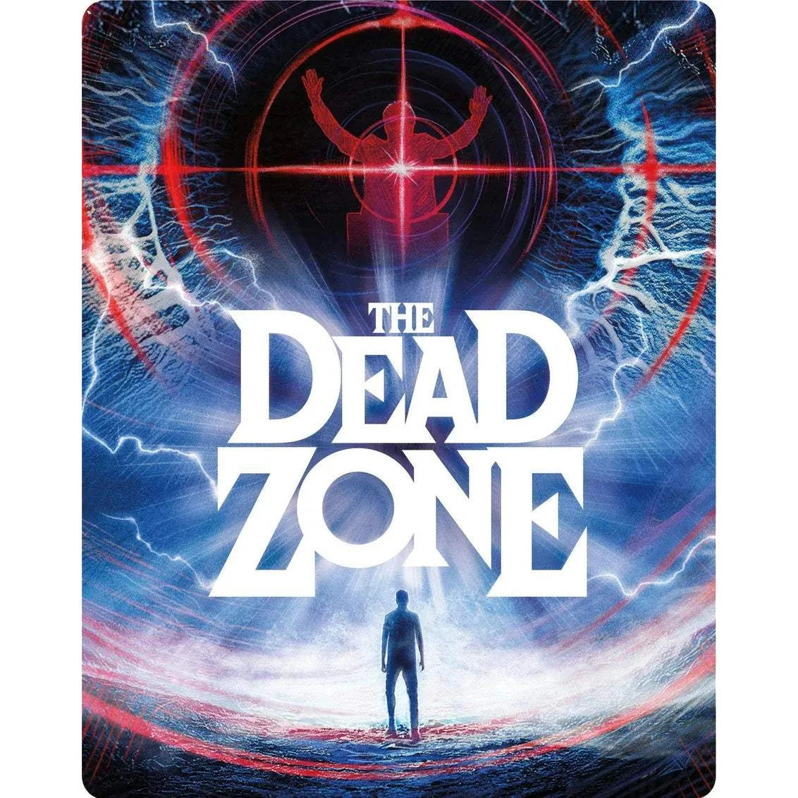The Dead Zone limited edition steelbook 4K UHD Blu-Ray cover with mysterious glowing eye and silhouette