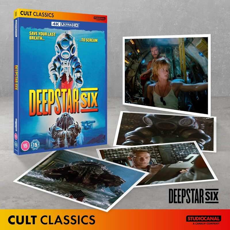 Deepstar Six 4K UHD pre-order with slipcover and art cards Studiocanal UK release