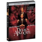 The Devil's Advocate 1997 Collector's Edition 4K UHD Blu-ray with Keanu Reeves and Al Pacino slipcover