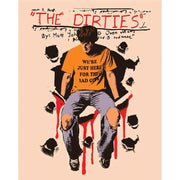 The Dirties 2013 Blu-Ray limited edition slipcover with illustrated boy and bullet holes design
