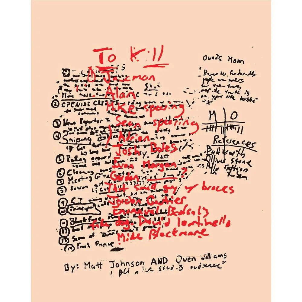 The Dirties 2013 Blu-Ray limited edition slipcover pre-order cover art with handwritten notes