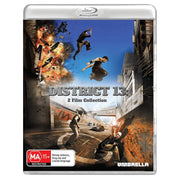 District 13 2 Film Collection Blu-Ray with parkour action and stunt scenes in urban setting