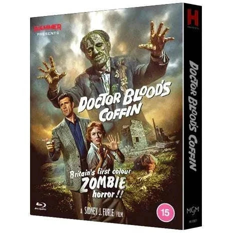 Doctor Bloods Coffin limited edition Blu-Ray cover with slipcover and new artwork by Chris Barnes