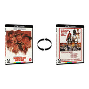 The Dollars Trilogy limited edition 4K UHD and Blu-Ray box set with extras by Arrow Films UK