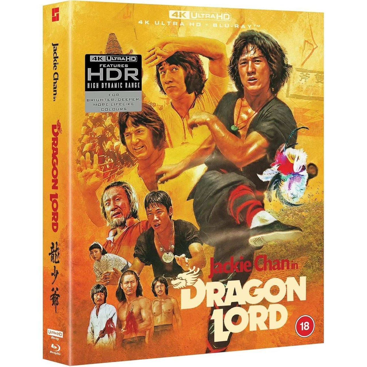 Dragon Lord Deluxe 4K Ultra HD Blu-Ray limited edition slipcase Jackie Chan martial arts film