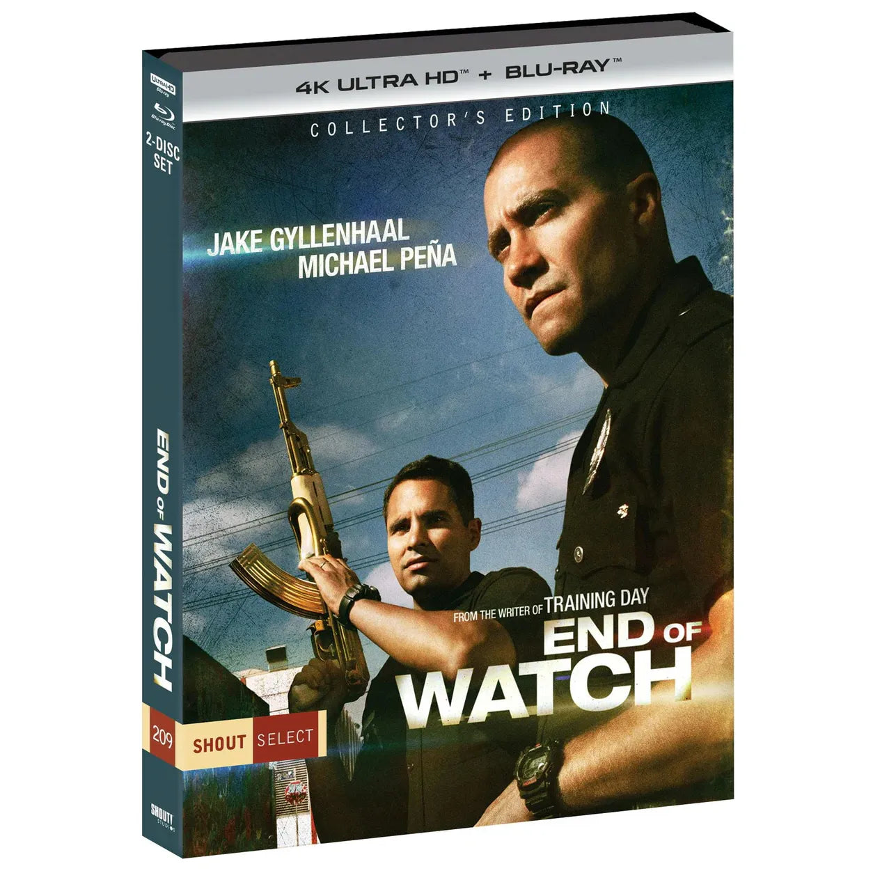 PRE-ORDER: End of Watch Collector's Edition 4K UHD + Blu-Ray w/ Slipcover (Shout Select)