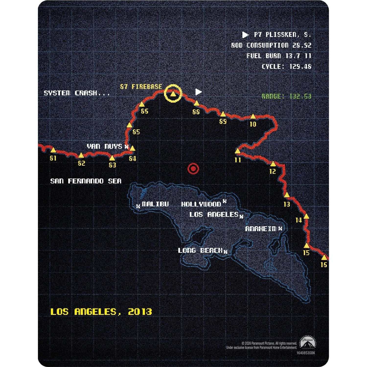 John Carpenter's Escape From L.A. 30th Anniversary Limited Edition Steelbook 4K UHD Blu-ray pre-order cover with Kurt Russell as Snake Plissken