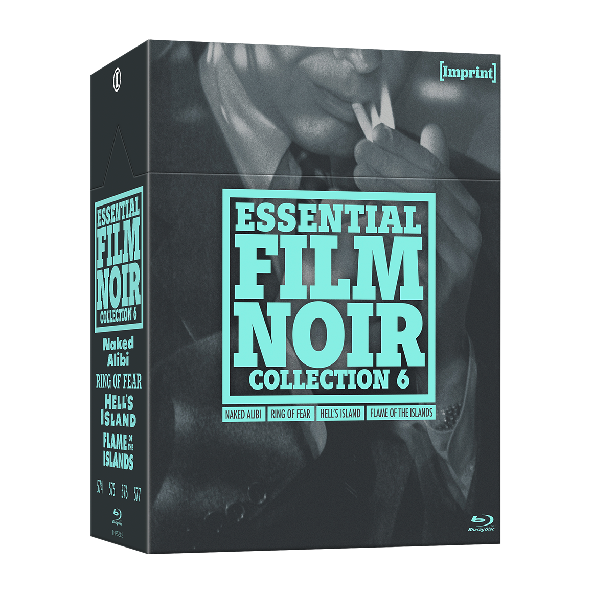 Limited Edition Film Noir Collection 6 Blu-ray hardbox featuring four classic films from 1954-1956 with worldwide first releases and collectible packaging