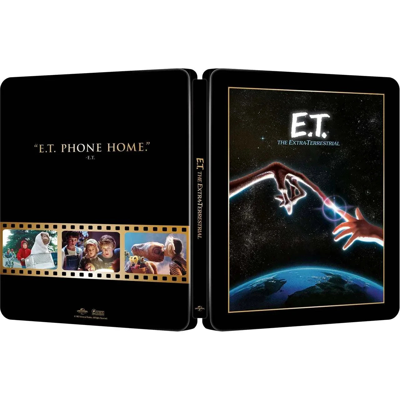 PRE-ORDER E.T. The Extra-Terrestrial Limited Edition Steelbook 4K UHD Blu-Ray Universal UK Theatrical Poster The Searchers