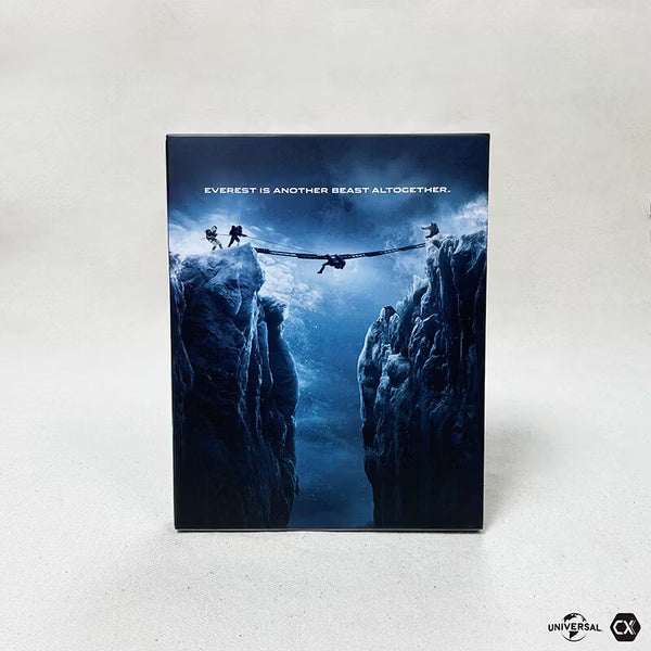 Everest Blu-Ray limited edition steelbook with full slip and extras featuring mountain climbing scene