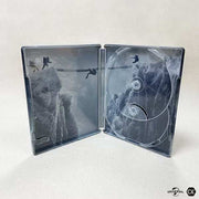 Everest Blu-Ray steelbook open case with climbers crossing a mountain bridge interior artwork