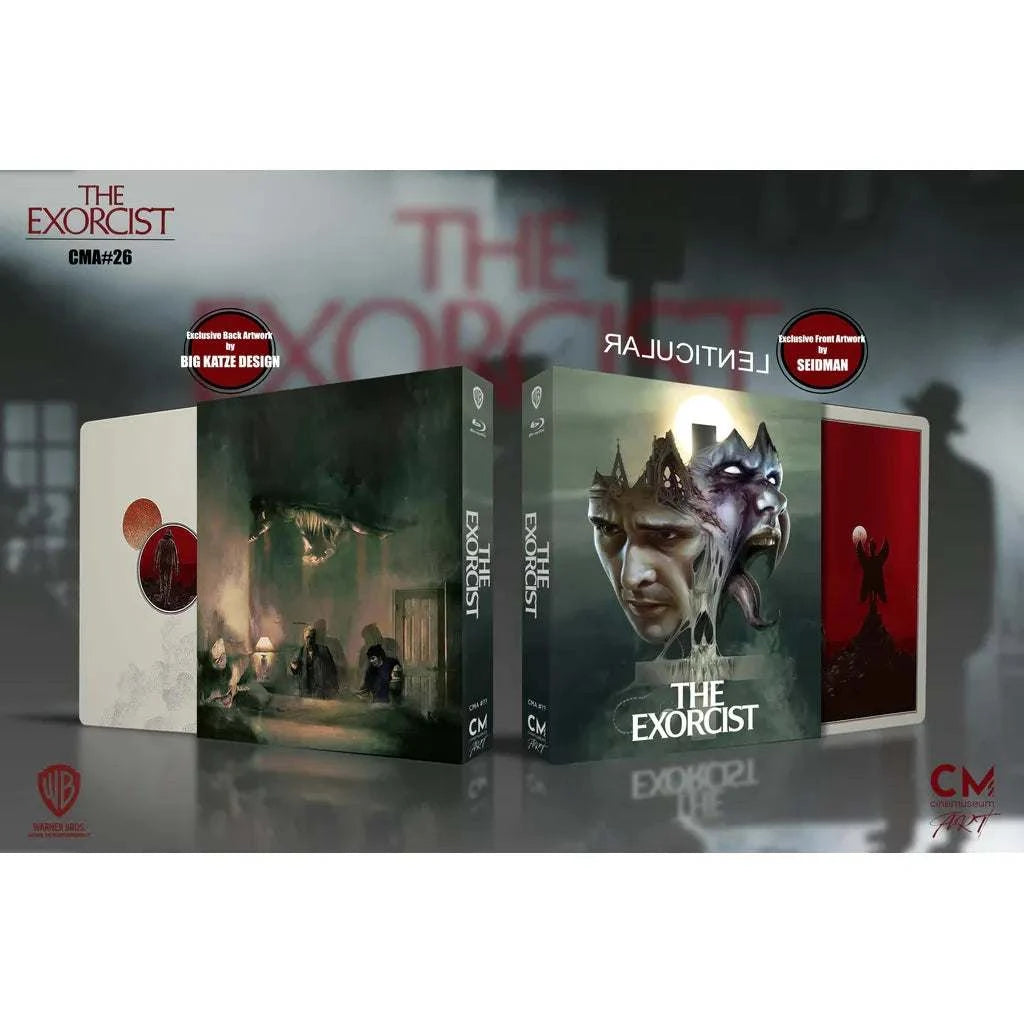 The Exorcist lenticular full slip Blu-Ray steelbook collector's edition with horror artwork
