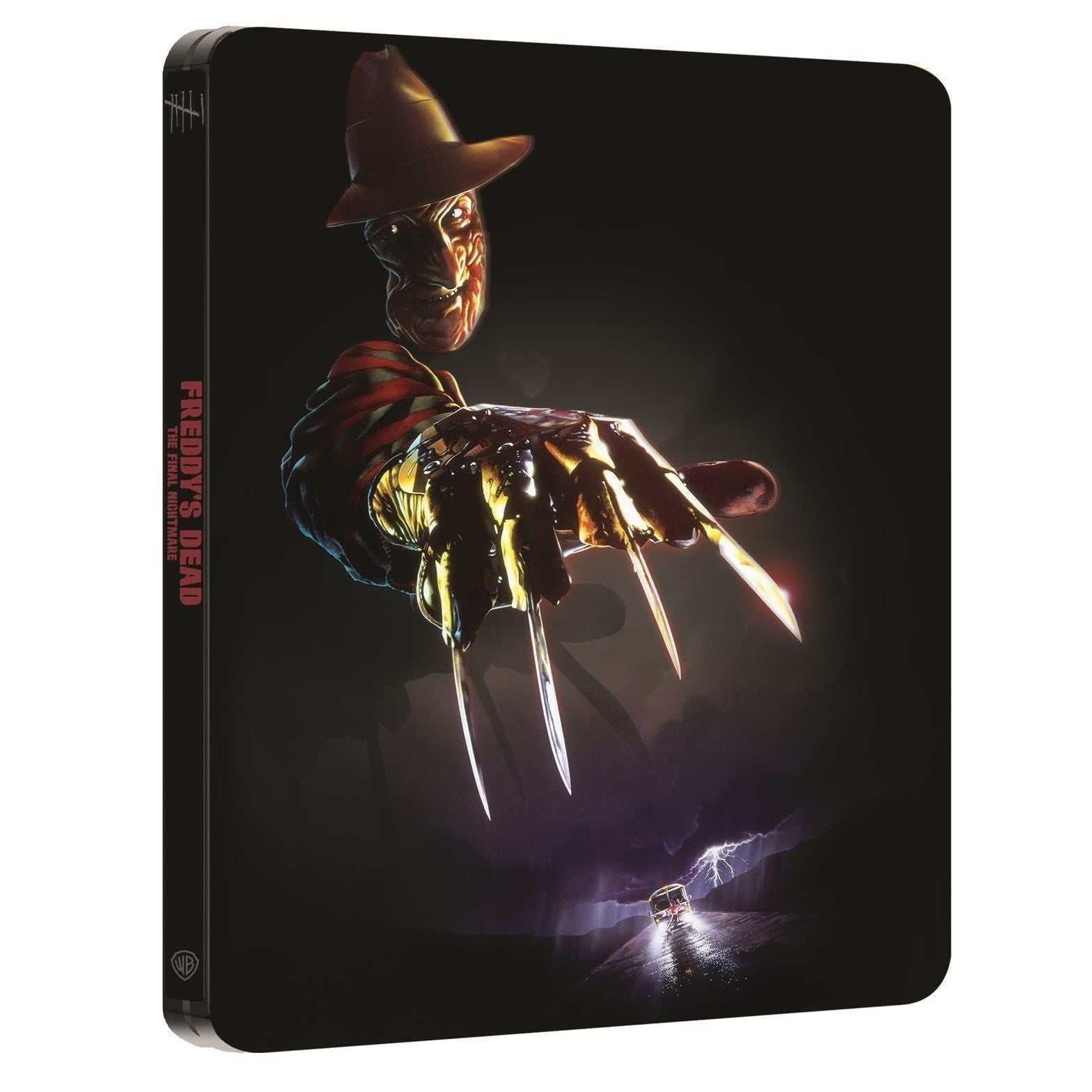 A Nightmare On Elm Street limited edition 4K Ultra HD and Blu-Ray steelbook collection with Freddy Krueger artwork
