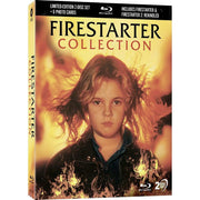 Firestarter Collection Blu-Ray limited edition 3D lenticular hardcase with art cards and upscaled Firestarter 2 Rekindled Blu-ray disc set