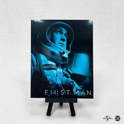 First Man 4K UHD limited edition steelbook with embossed full slip, booklet, posters, and bonus features