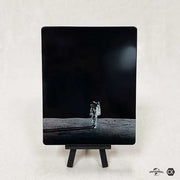 First Man 4K UHD limited edition steelbook with embossed glossy finish and astronaut moon landing design