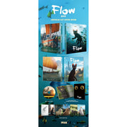 Flow Blu-Ray limited edition set with numbered slipcovers, lenticular slip, booklet, postcards, and animated film packaging