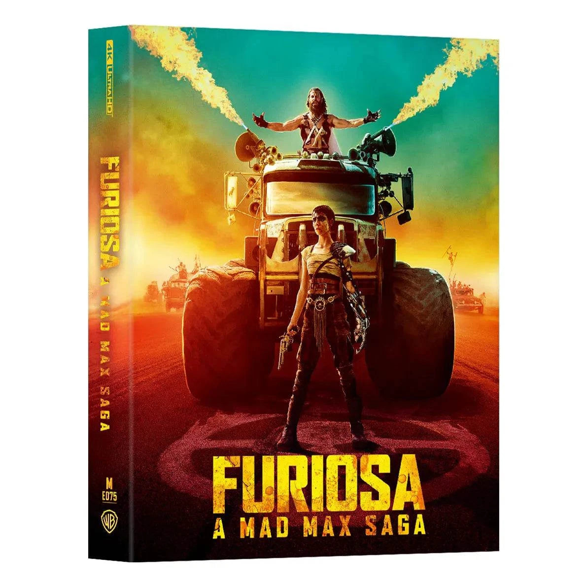 Furiosa: A Mad Max Saga 4K UHD and Blu-Ray steelbook with full slip, limited edition numbered collectible.