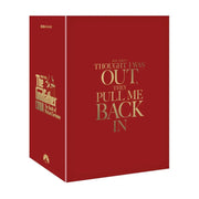 The Godfather Part III steelbook 4K UHD and Blu-Ray pre-order box set with gold foil text and exclusive packaging