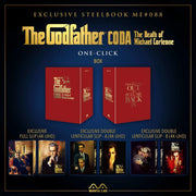 The Godfather Part III exclusive steelbook 4K UHD and Blu-Ray box set with lenticular slipcovers and premium packaging by Manta Lab