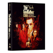 The Godfather Part III Steelbook 4K UHD Blu-Ray Manta Lab pre-order edition with character art and glossy finish