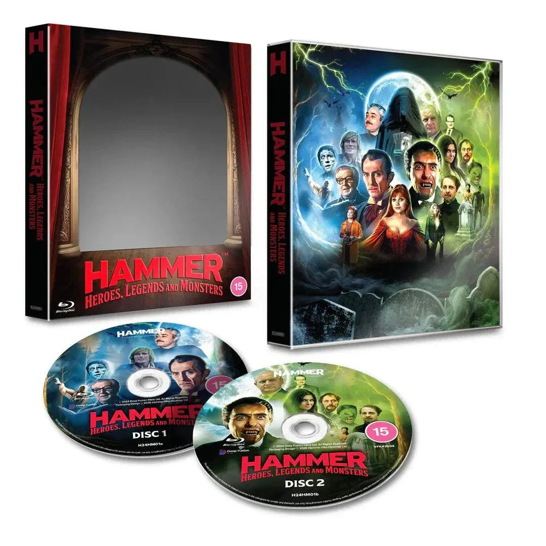 Hammer Heroes Legends Monsters Limited Collector's Edition Blu-Ray with slipcover and multilingual subtitles