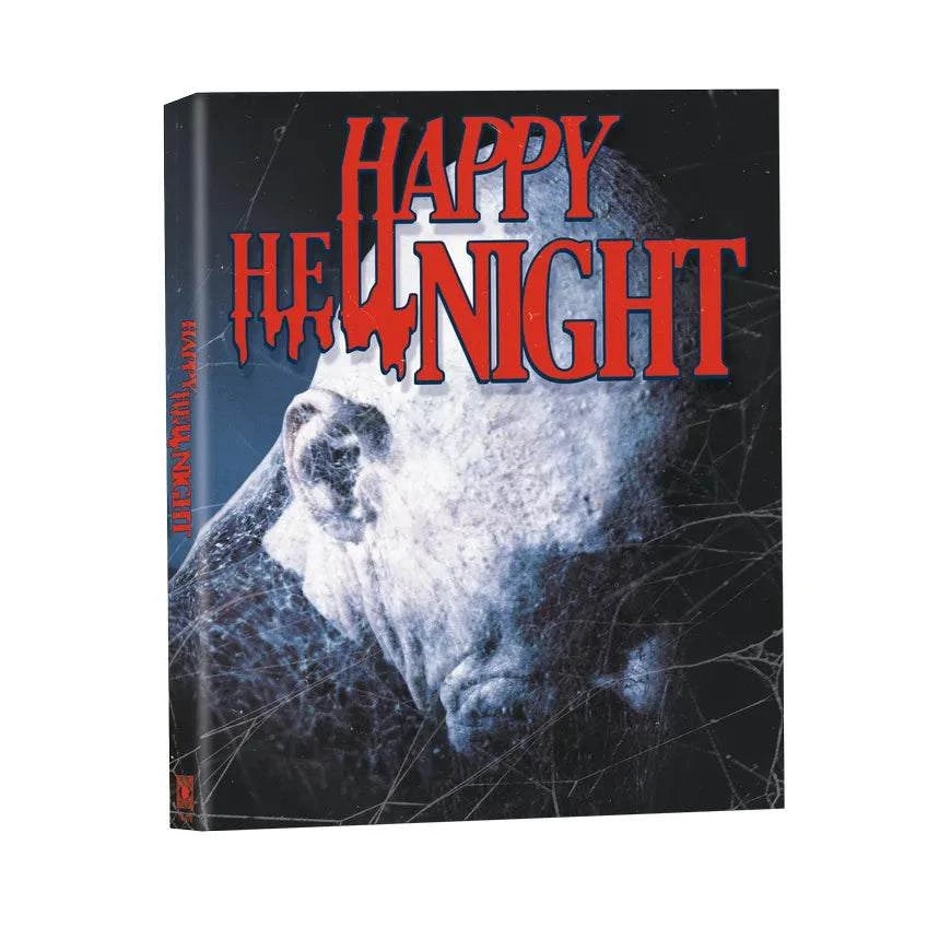 Happy Hell Night 1991 limited edition 4K UHD Blu-ray slipcover with horror-themed cover art