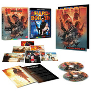 Hard Boiled 4K UHD limited edition set with rigid slipcase, booklet, artcards, poster, and dual discs from Arrow Films UK