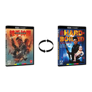 Hard Boiled 4K UHD limited edition reversible slipcase with original and new artwork by Tony Stella