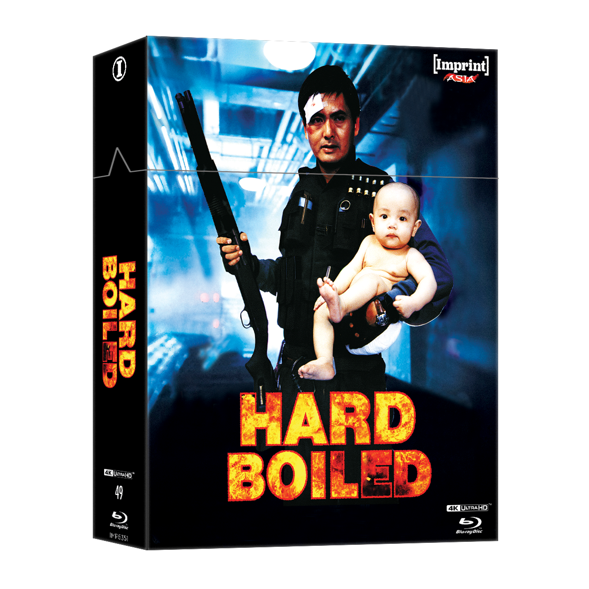 Hard Boiled 1992 4K UHD Blu-ray SteelBook with hardcover booklet and limited edition hardbox pre-order release