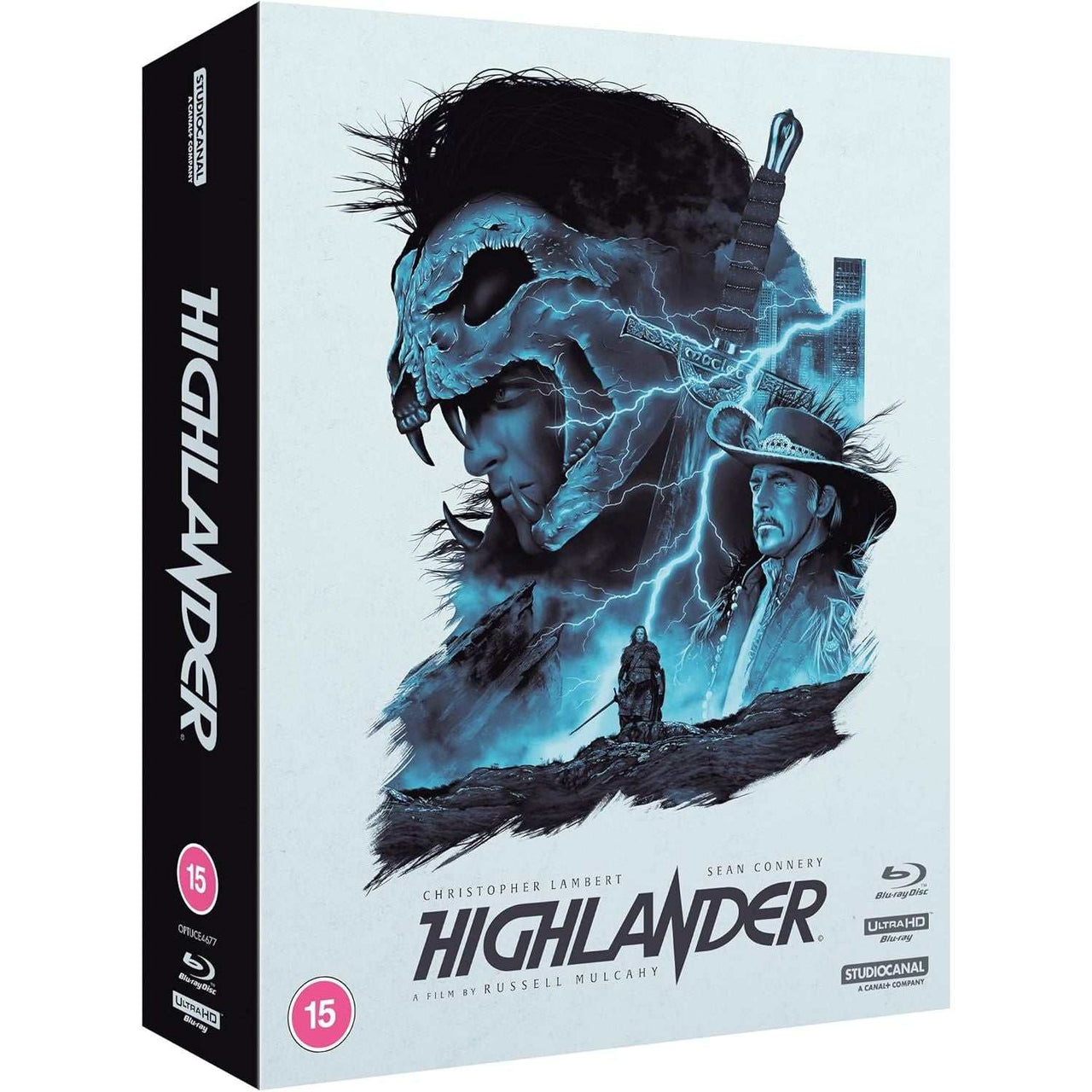 Highlander 1986 40th Anniversary Collectors Edition 4K UHD Blu-Ray box set with new artwork and exclusive booklets The House of Hammer
