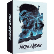 Highlander 1986 40th Anniversary Collectors Edition 4K UHD Blu-Ray boxset with new artwork and exclusive booklets The House of Hammer