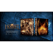 The Hobbit The Desolation of Smaug 4K UHD limited edition steelbook with Bilbo, dwarves, and dragon Smaug artwork