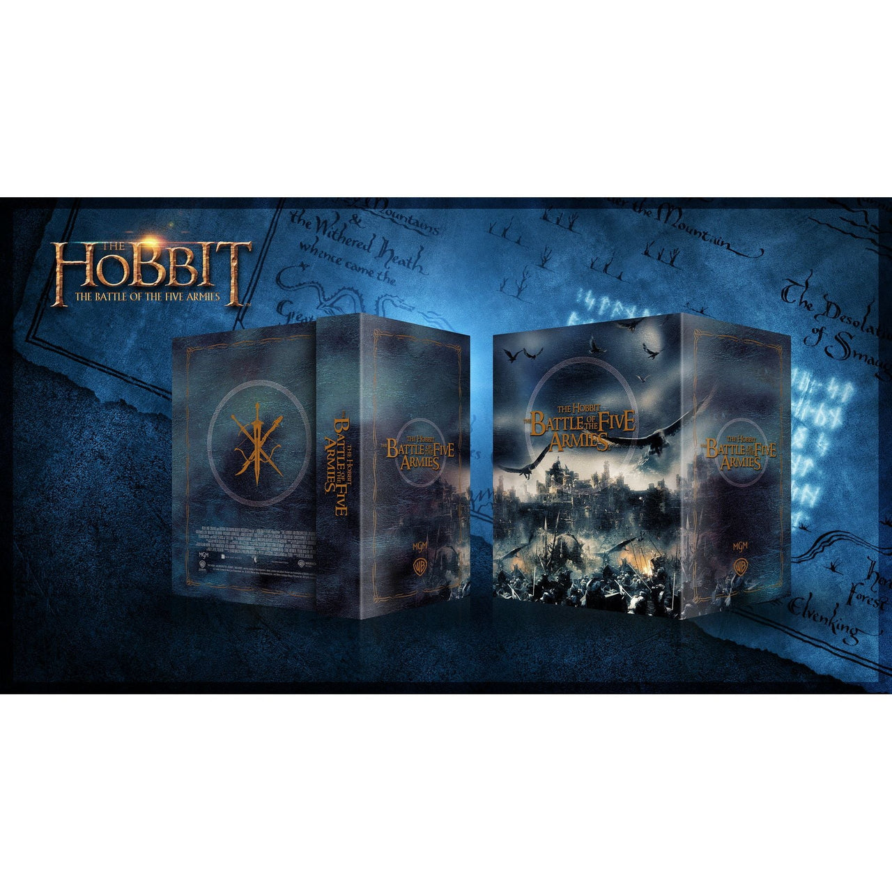 The Hobbit The Battle of the Five Armies 4K UHD Limited Edition WEA Steelbook Blufans BE 105 packaging display