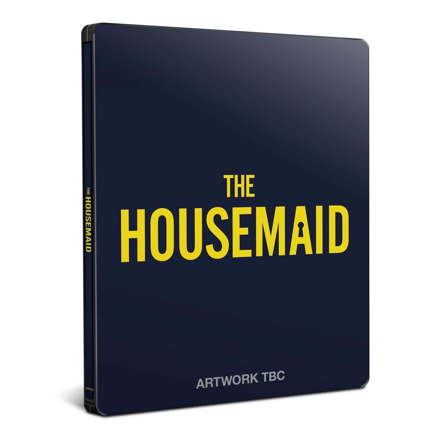 The Housemaid 2025 4K UHD Blu-Ray Limited Edition Steelbook cover with Sydney Sweeney and Amanda Seyfried