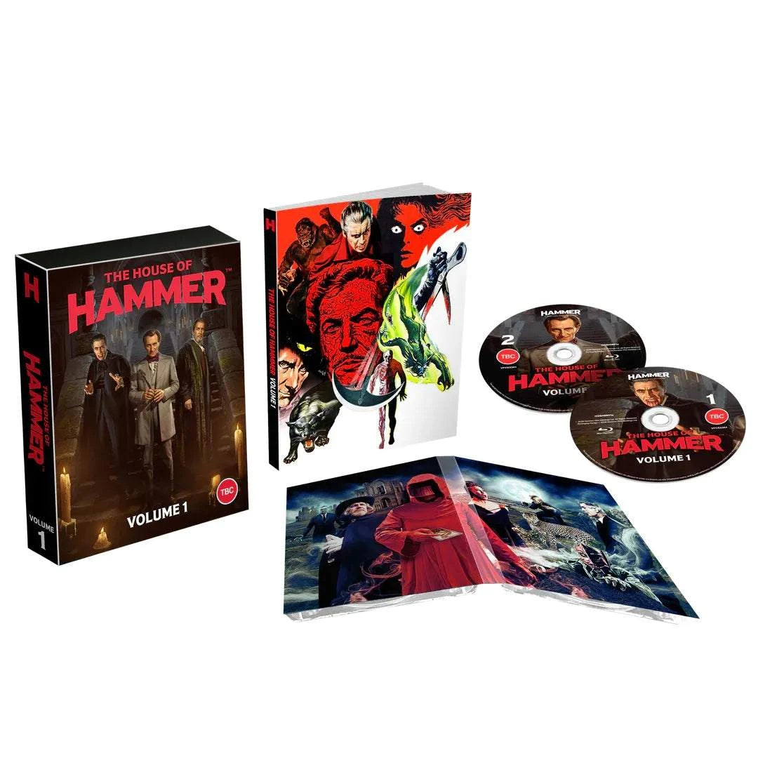 The House of Hammer Volume 1 limited edition Blu-Ray with 120-page book and exclusive British horror content pre-order