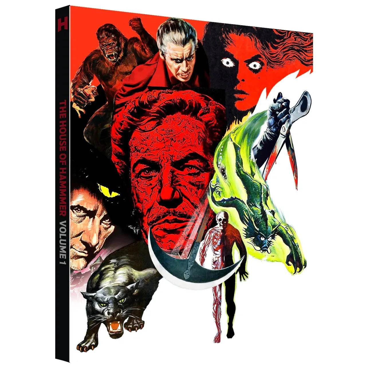 The House of Hammer Volume 1 Blu-Ray limited edition pre-order with 2 Blu-rays and 120-page book celebrating British horror heritage