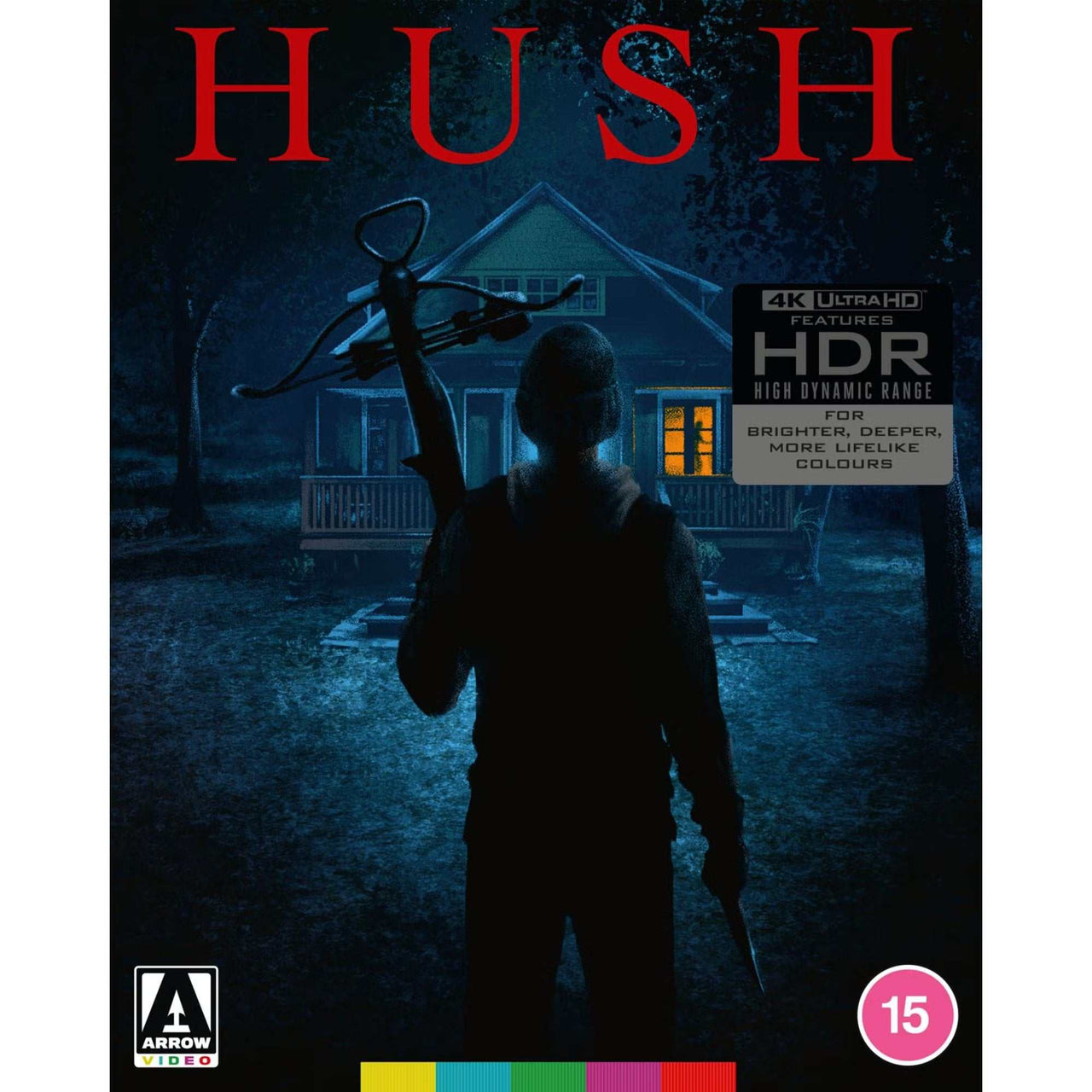 Hush Limited Edition 4K UHD with slipcover and booklet pre-order by Arrow Films UK