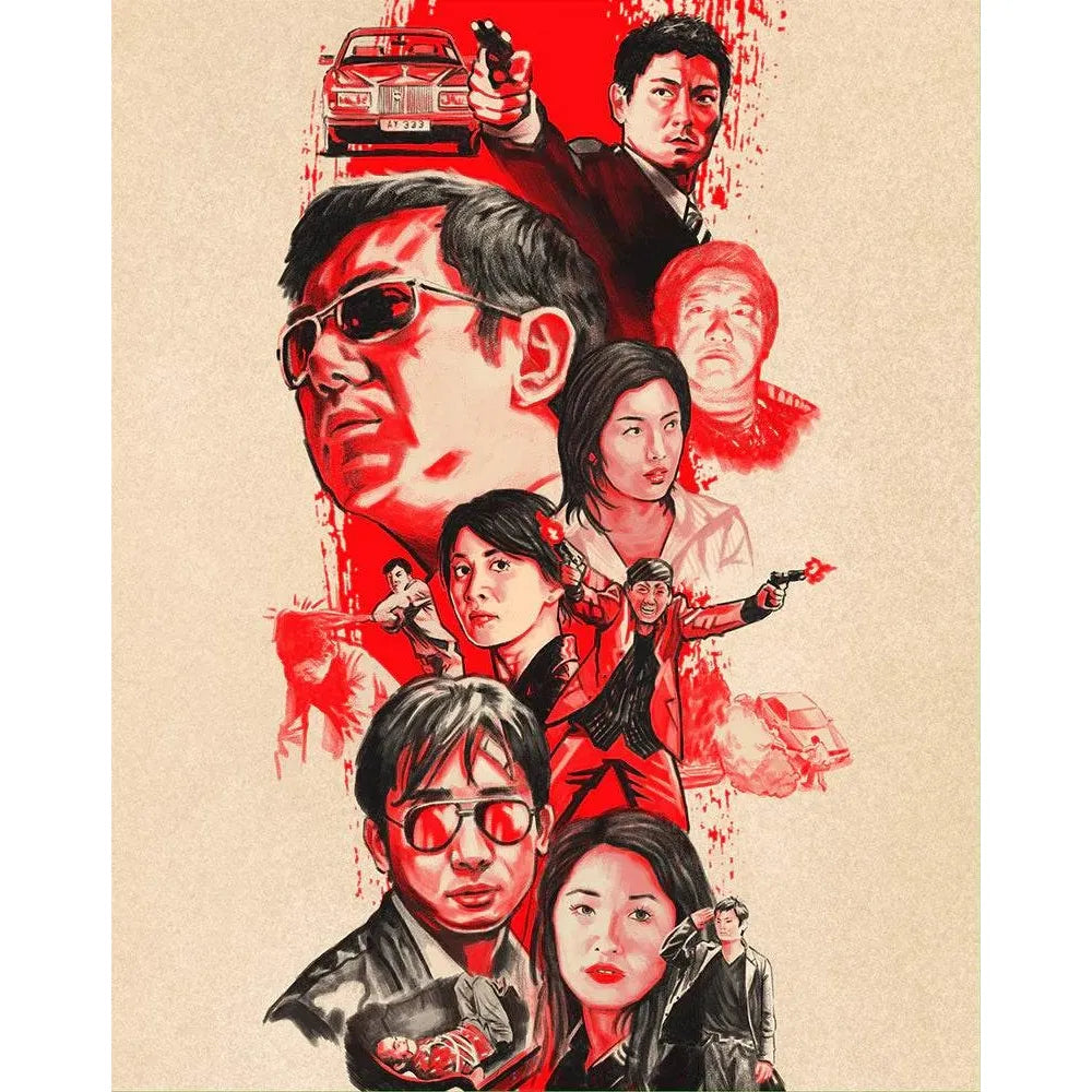 Infernal Affairs Trilogy 4K UHD Blu-ray box set with custom art and bonus features