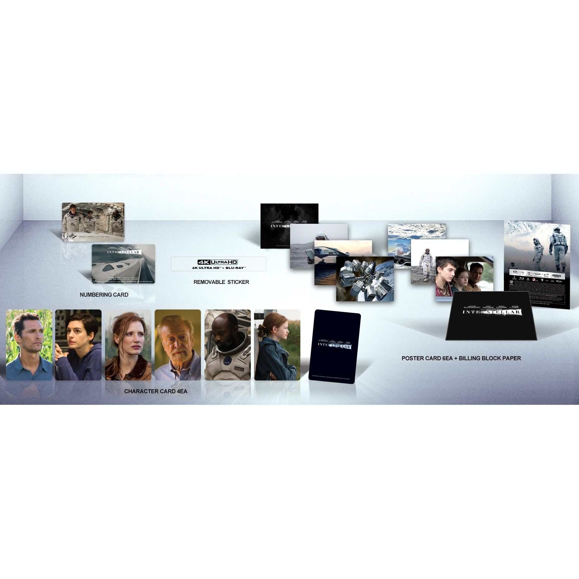 Interstellar Steelbook A2 Full Slip 4K UHD Blu-Ray WeET Collection Exclusive No 31 pre-order packaging