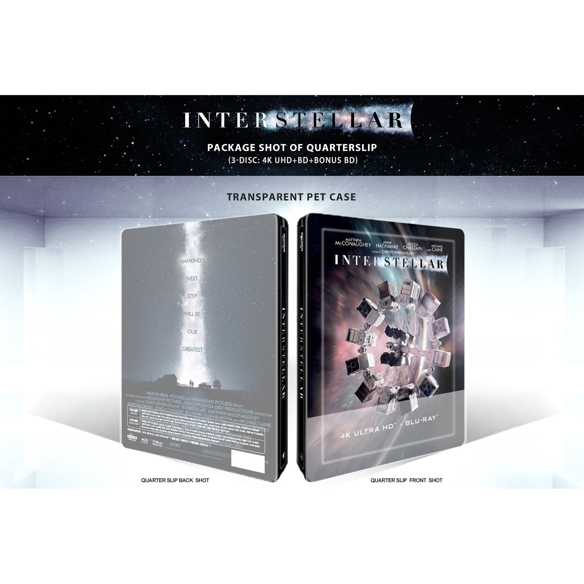 Interstellar Steelbook 4K UHD and Blu-Ray WeET Collection Exclusive Pre-order