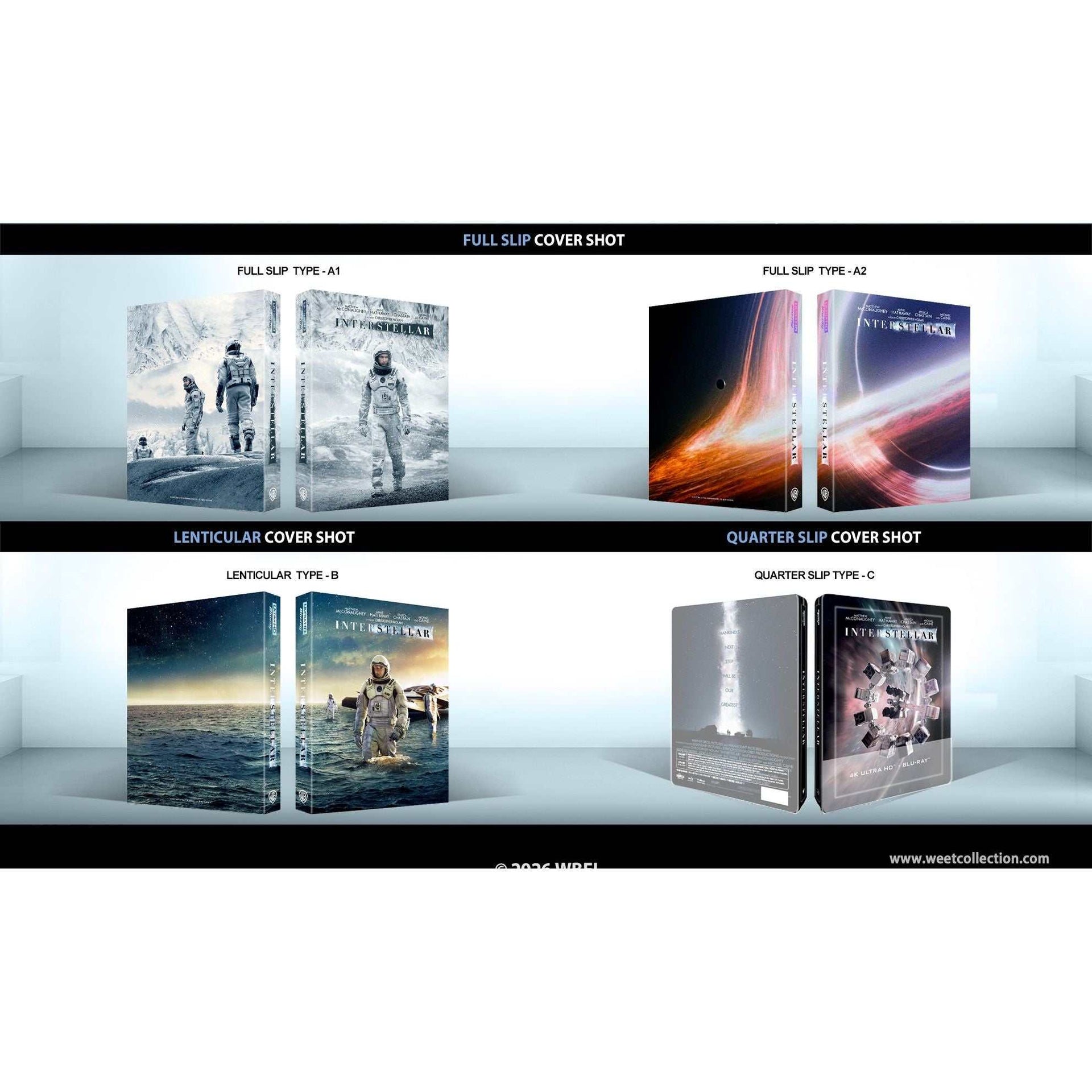 Interstellar Steelbook 4K UHD Blu-Ray pre-order exclusive edition